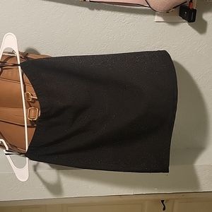 Mini black skirt